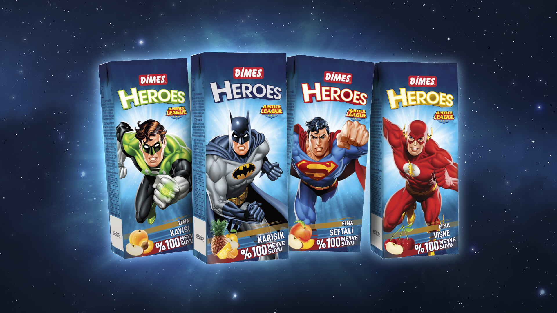 DİMES HEROES MEYVE SUYU AMBALAJ